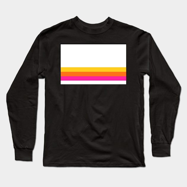 yellow orange pink extended (light) Long Sleeve T-Shirt by blue1983